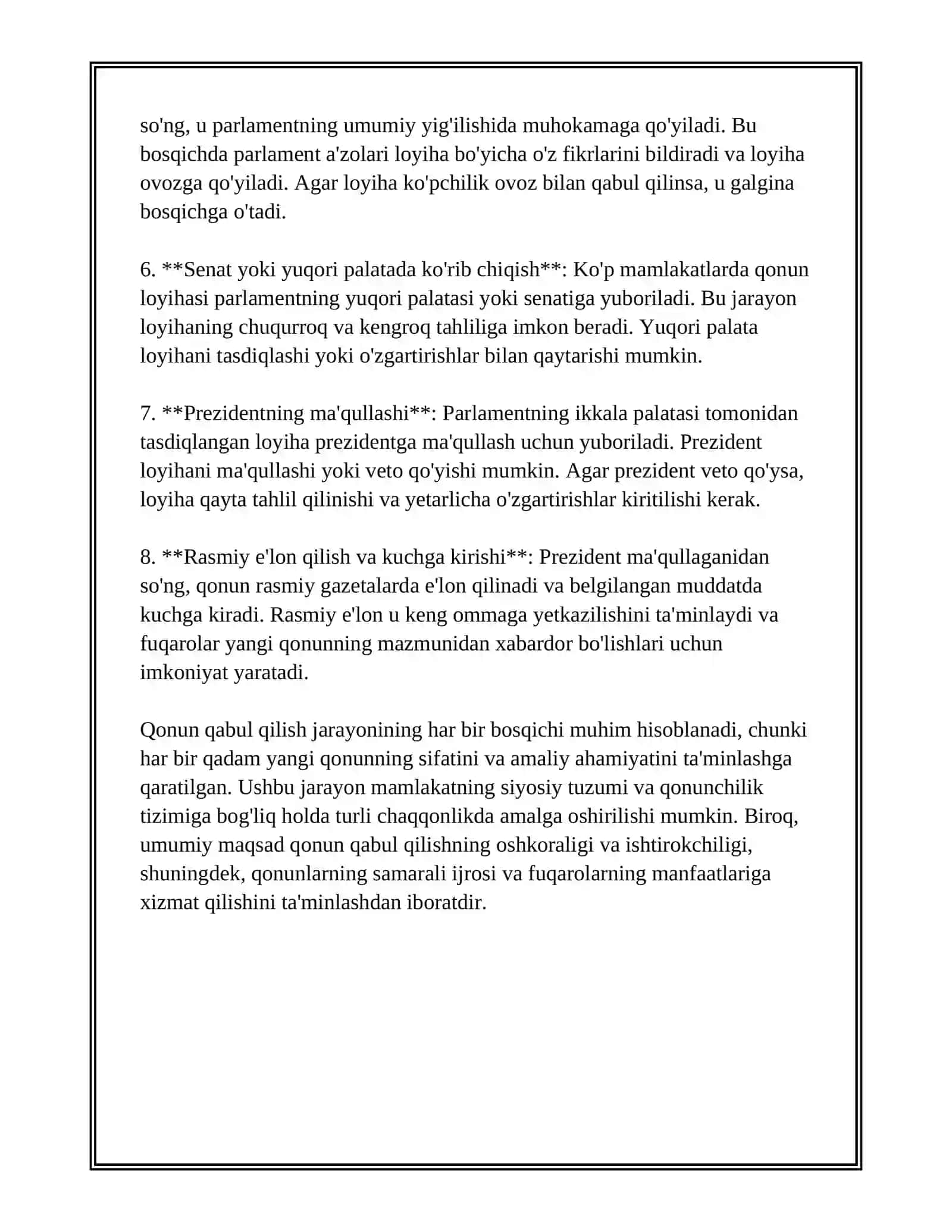 QONUN QABUL QILISH JARAYONI 4