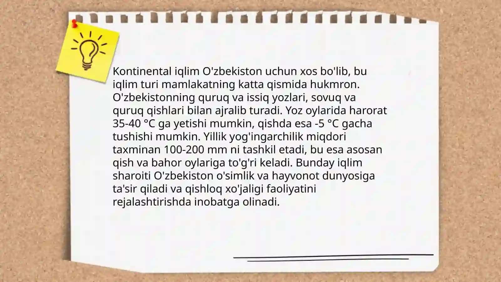 O'zbekiston iqlim xususiyatlari 4