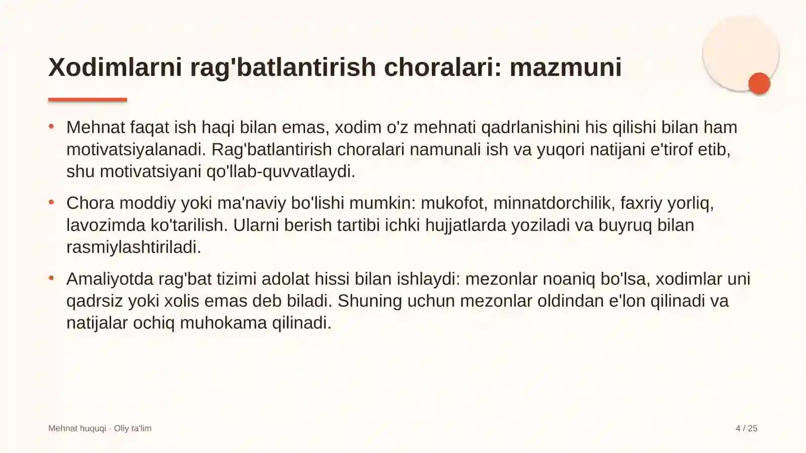 Internet-do'konlarda xodimlarni rag'batlantirish choralari 4