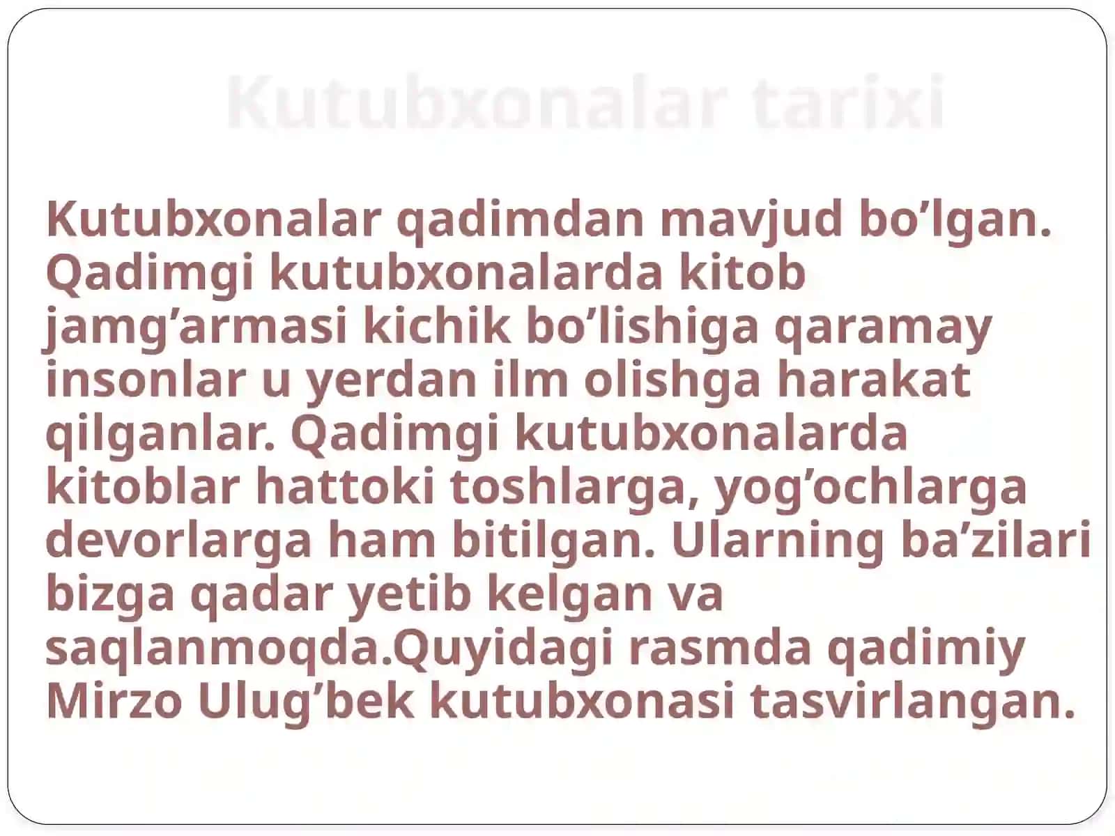 Kutubxona – ma’nolar xazinasi 4