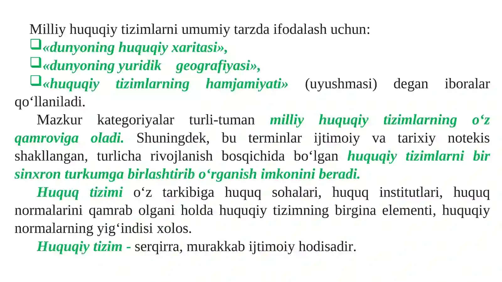 HOZIRGI DUNYO HUQUQIY TIZIMLARI 4