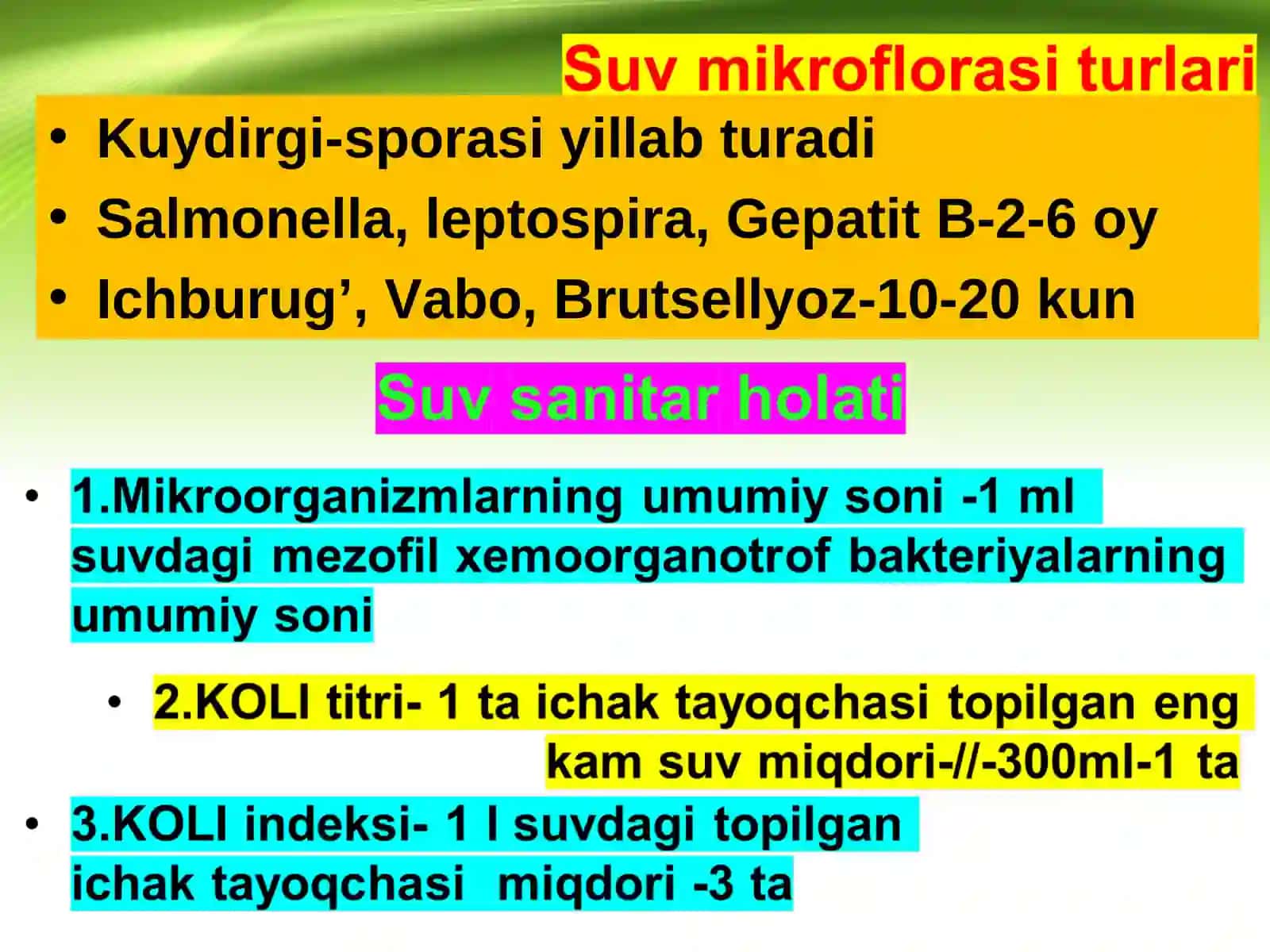 MIKROORGANIZMLAR EKOLOGIYASI 4