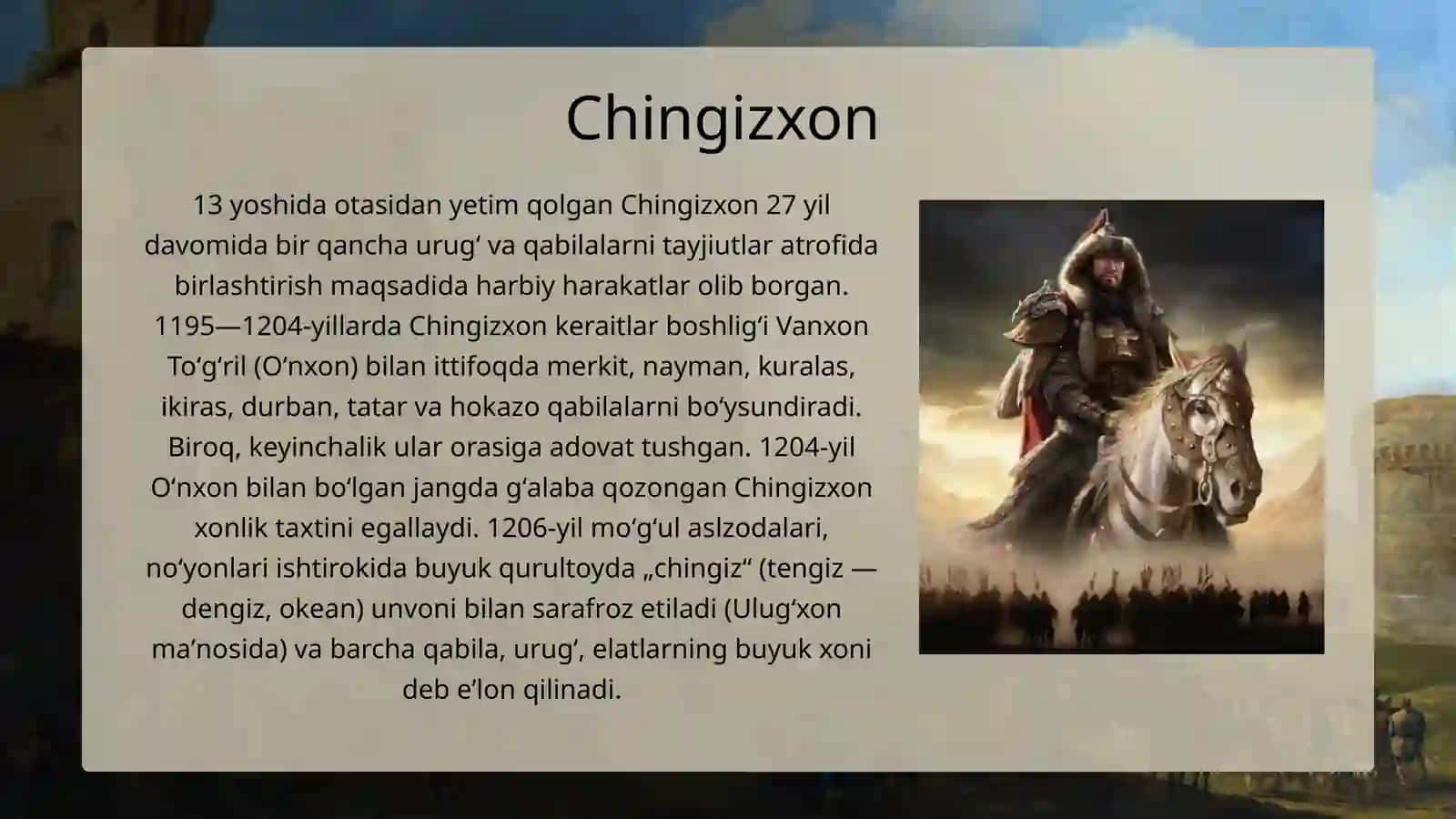 Mo'g'ullar istilosi 4