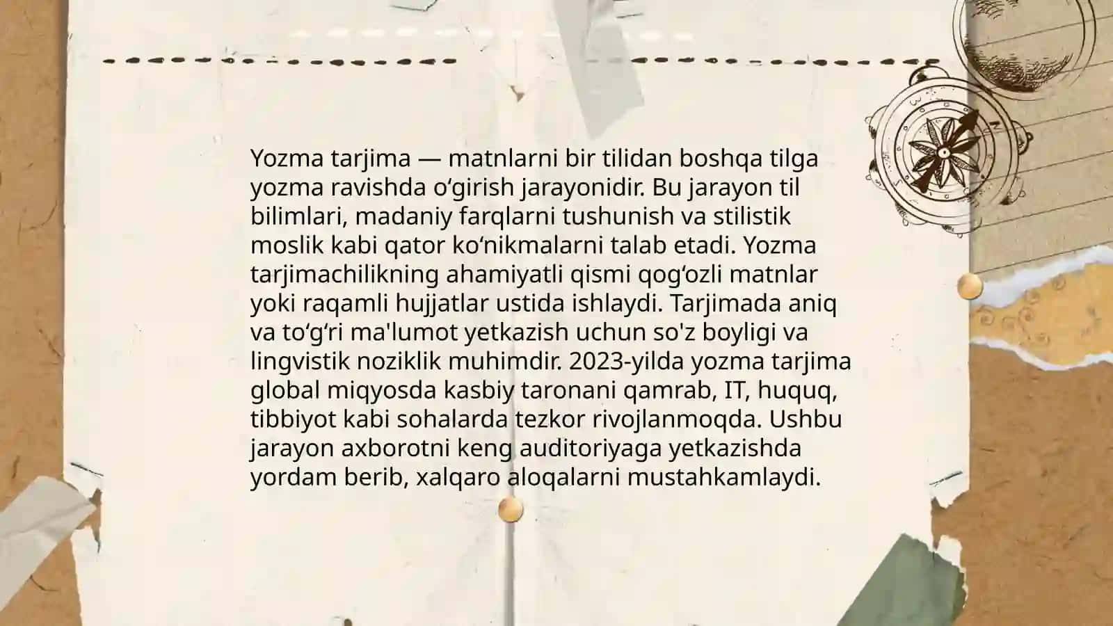 Matnli tarjima turlari 4