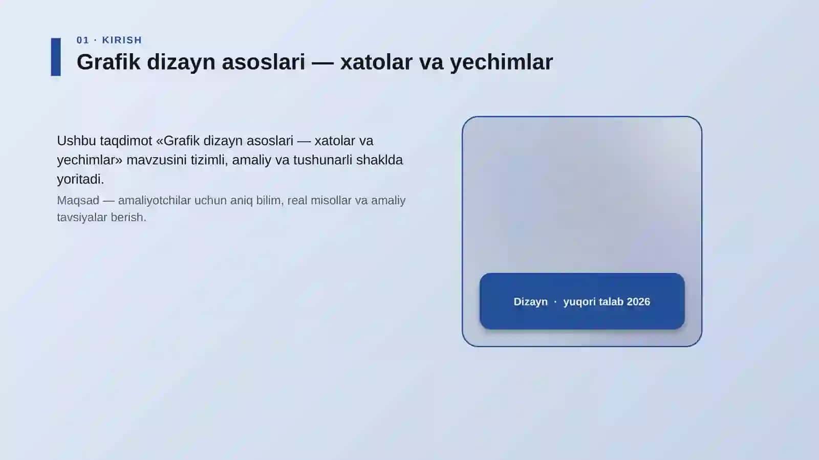 Grafik dizayn asoslari — xatolar va yechimlar 4