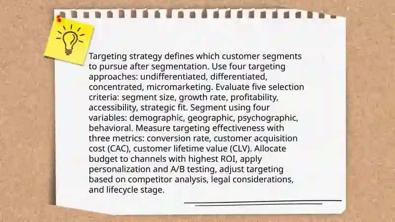 Market segmentation 4
