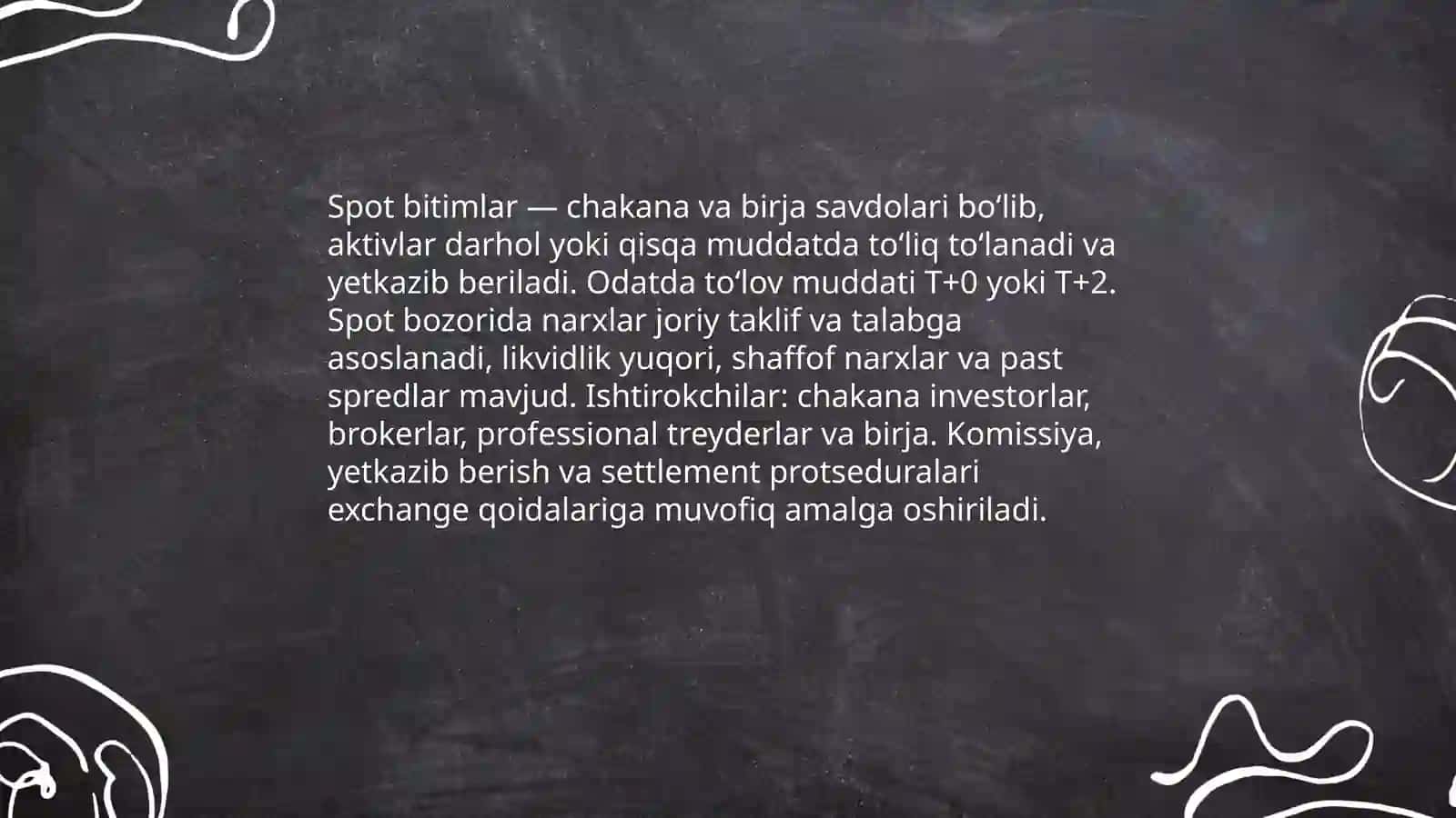 Birjadagi bitim va operatsiyalar 4