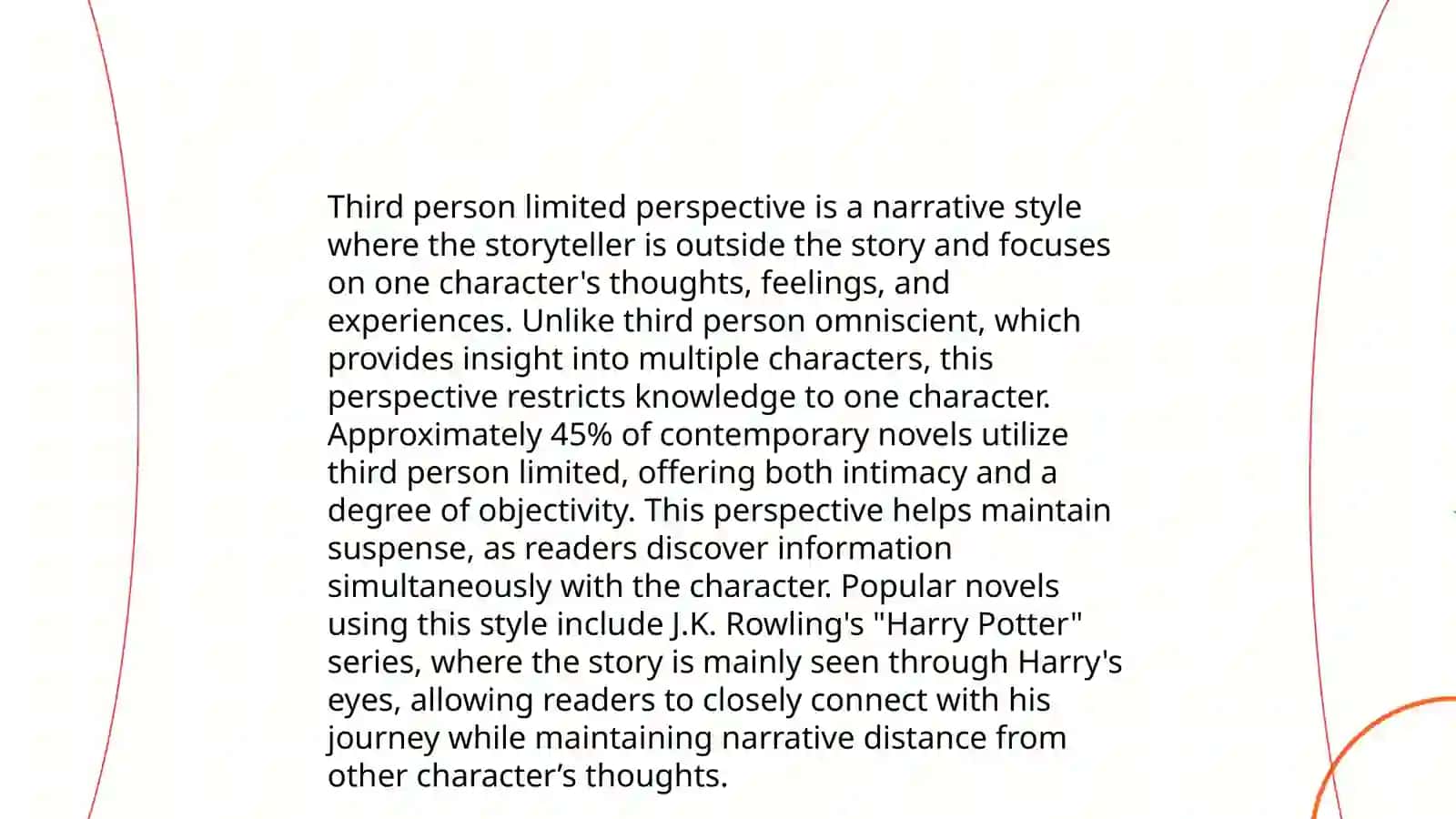 Characters and point of view 4