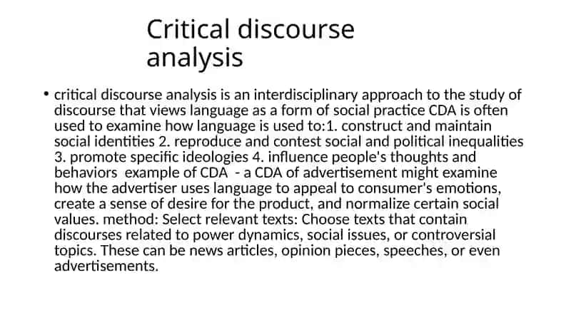Dicsourse analysis 4