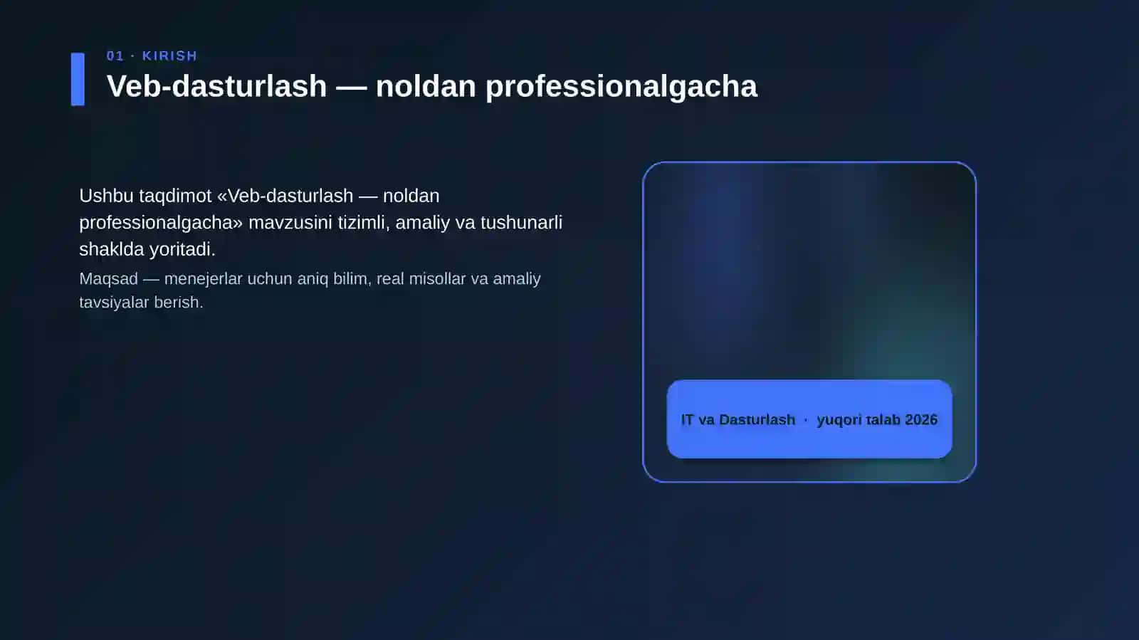 Veb-dasturlash — noldan professionalgacha 4