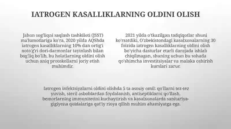 Iatrogenez tushunchasi 4