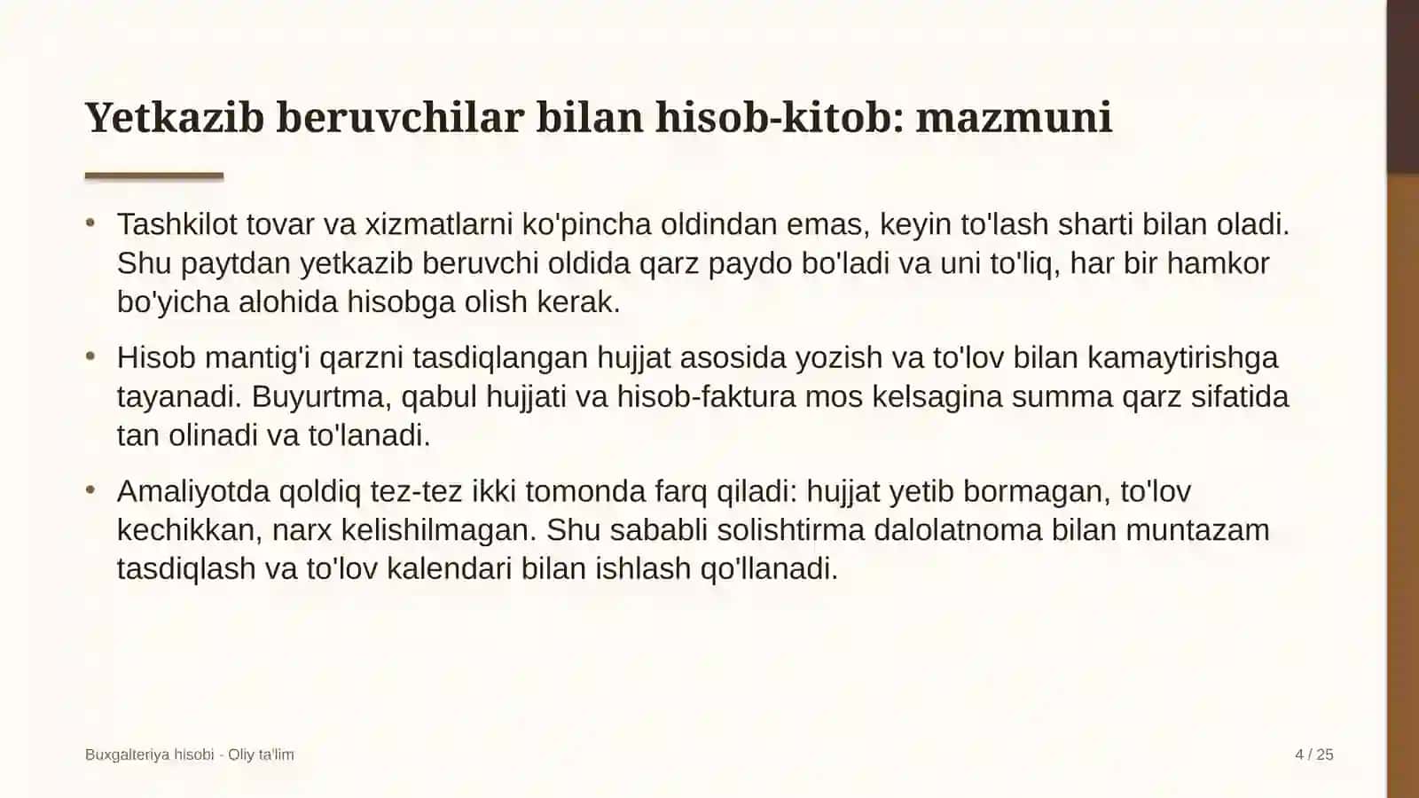 raqamli televideniye tarmoqlarida mol yetkazib beruvchilar bilan hisob kitoblar hisobi 4300 4