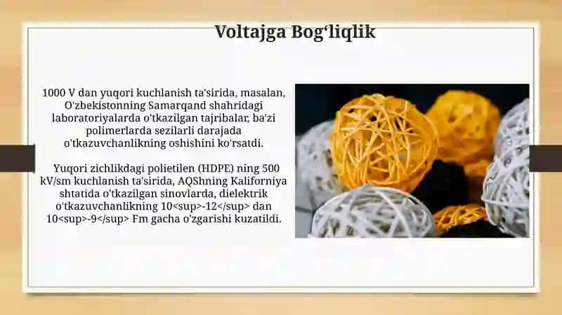 Polimerlarning Elektr Xossalari 4