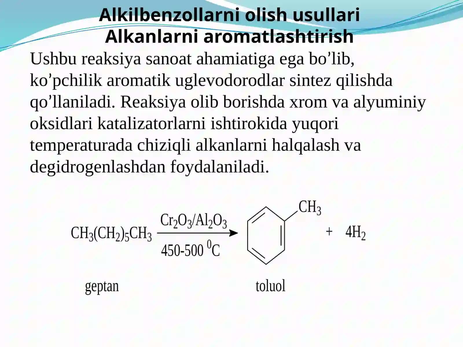 Alkil va alkinil benzollar 4