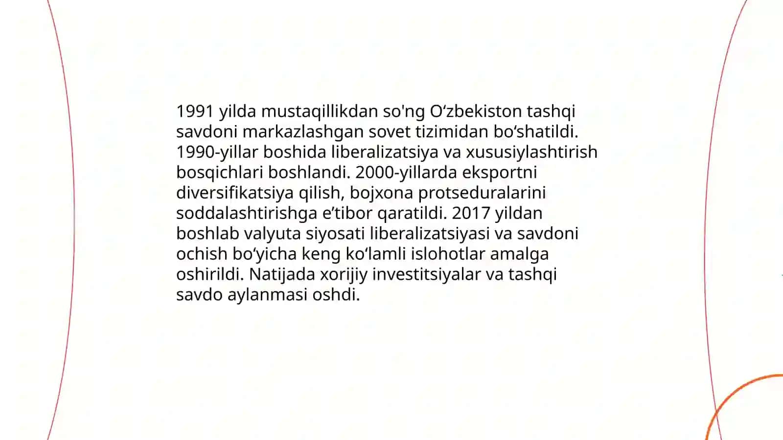 O’zbekiston Replikasining tashqi savdo siyosati 4