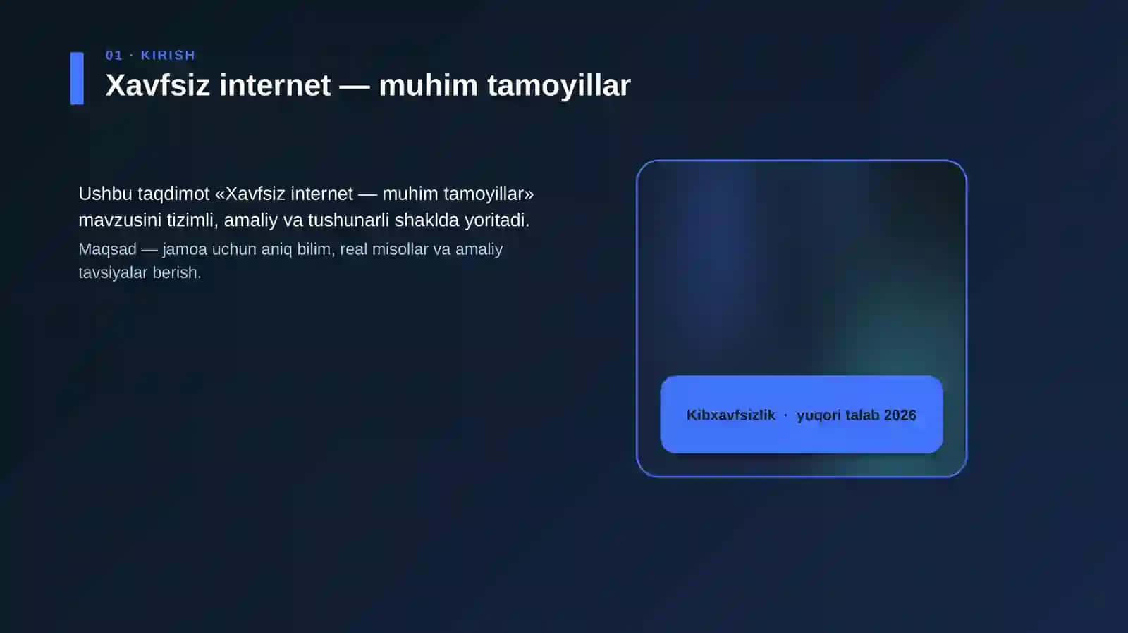 Xavfsiz internet — muhim tamoyillar 4