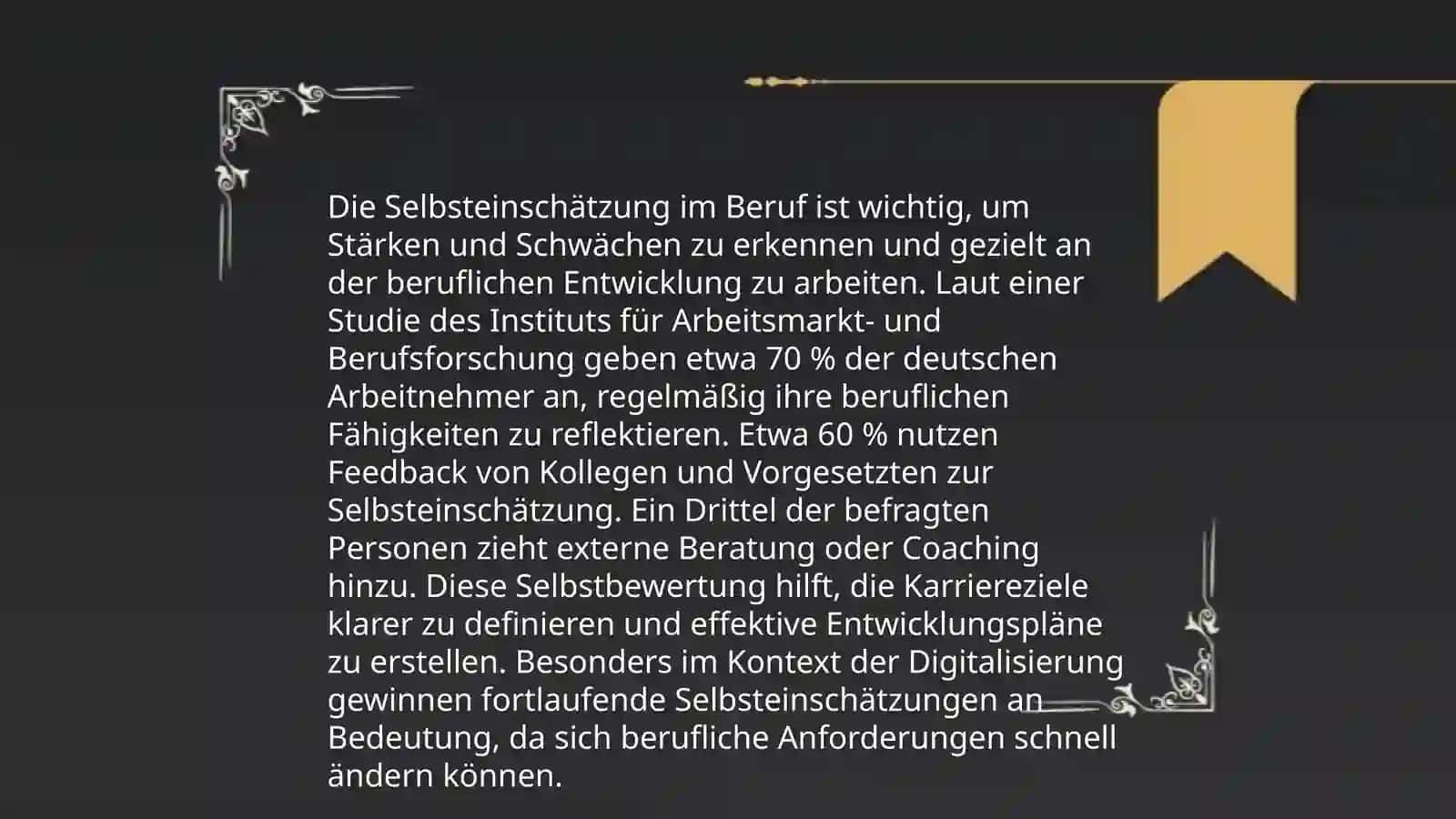 Selbsteinschätzung in der Schule 4