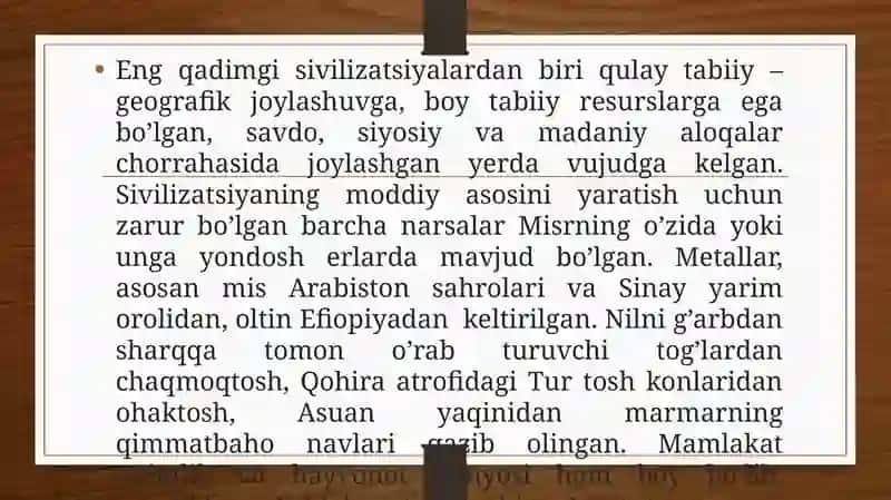 Qadimgi Misr Sivilizatsiyasi 4