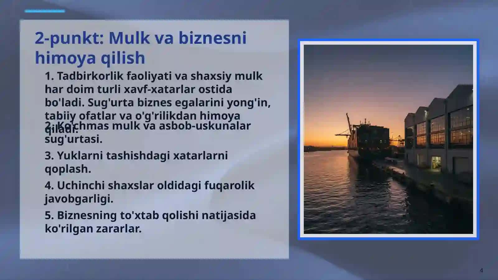 Sug'urta Xavfsizlik va Ishonch Poydevori 4