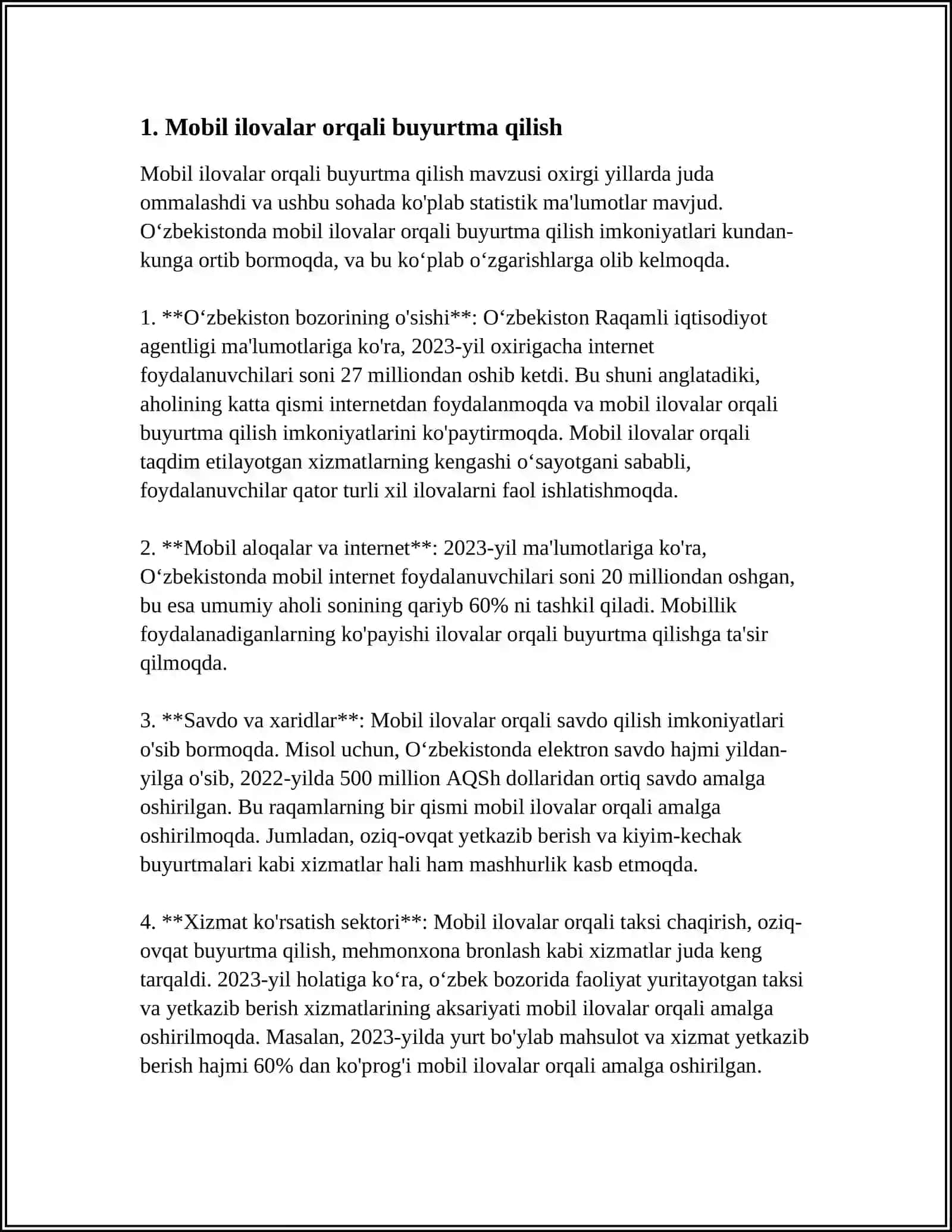 RESTORANDA XIZMAT KÕRSATISHNING MAXSUS SHAKLLARI 4