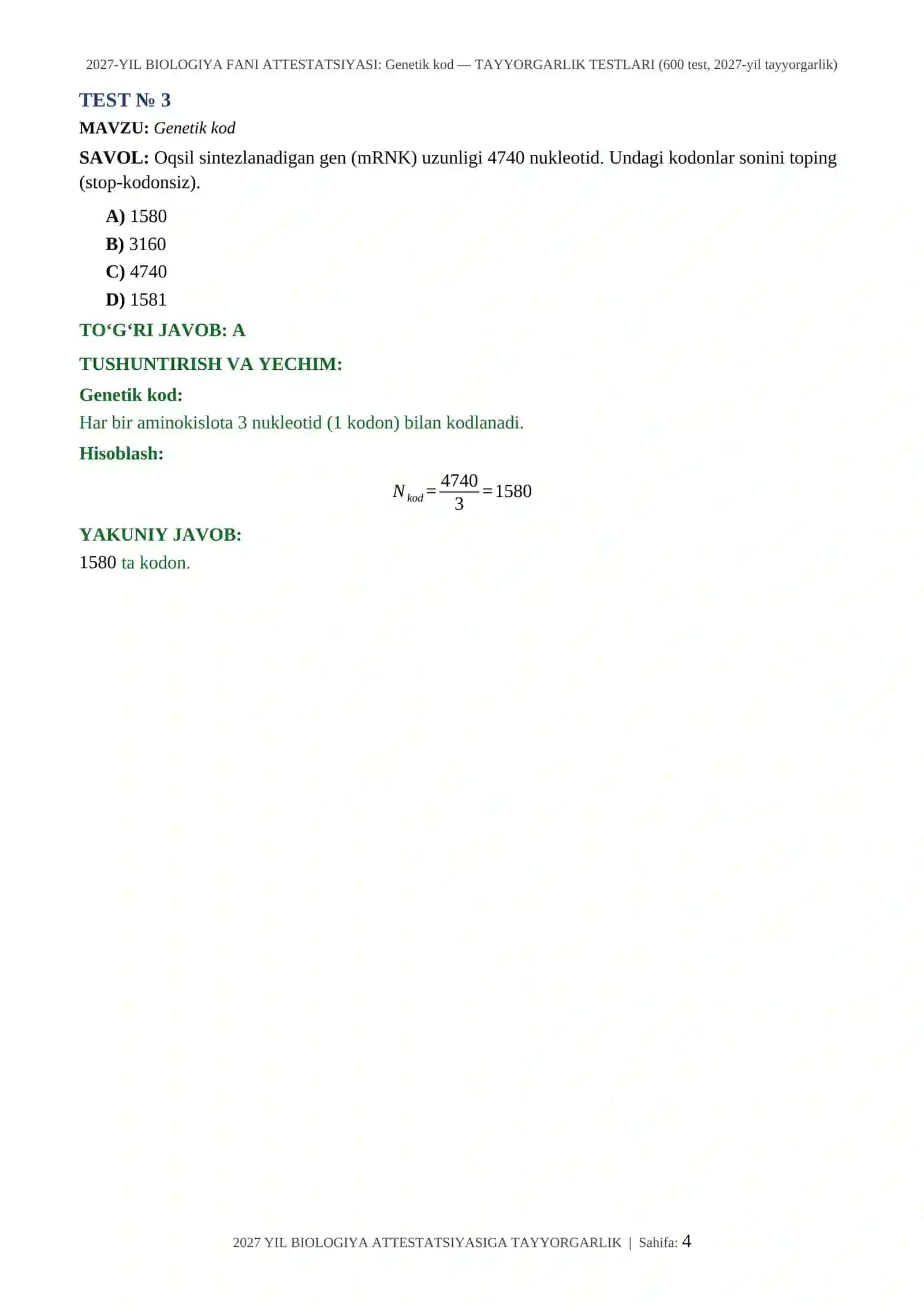 Oqsil biosintezi 4