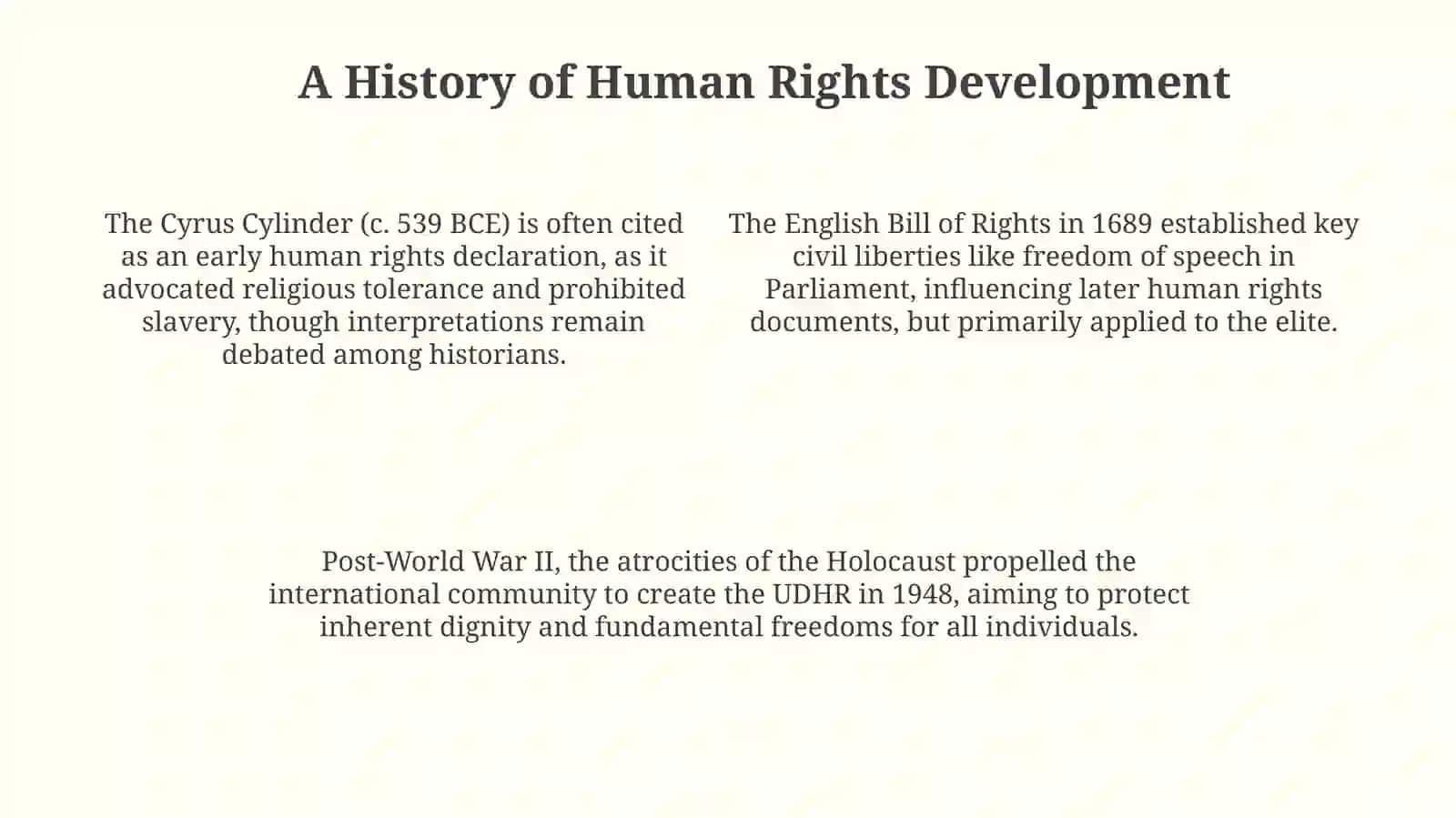 Defining Human Rights: Scope and Foundations 4