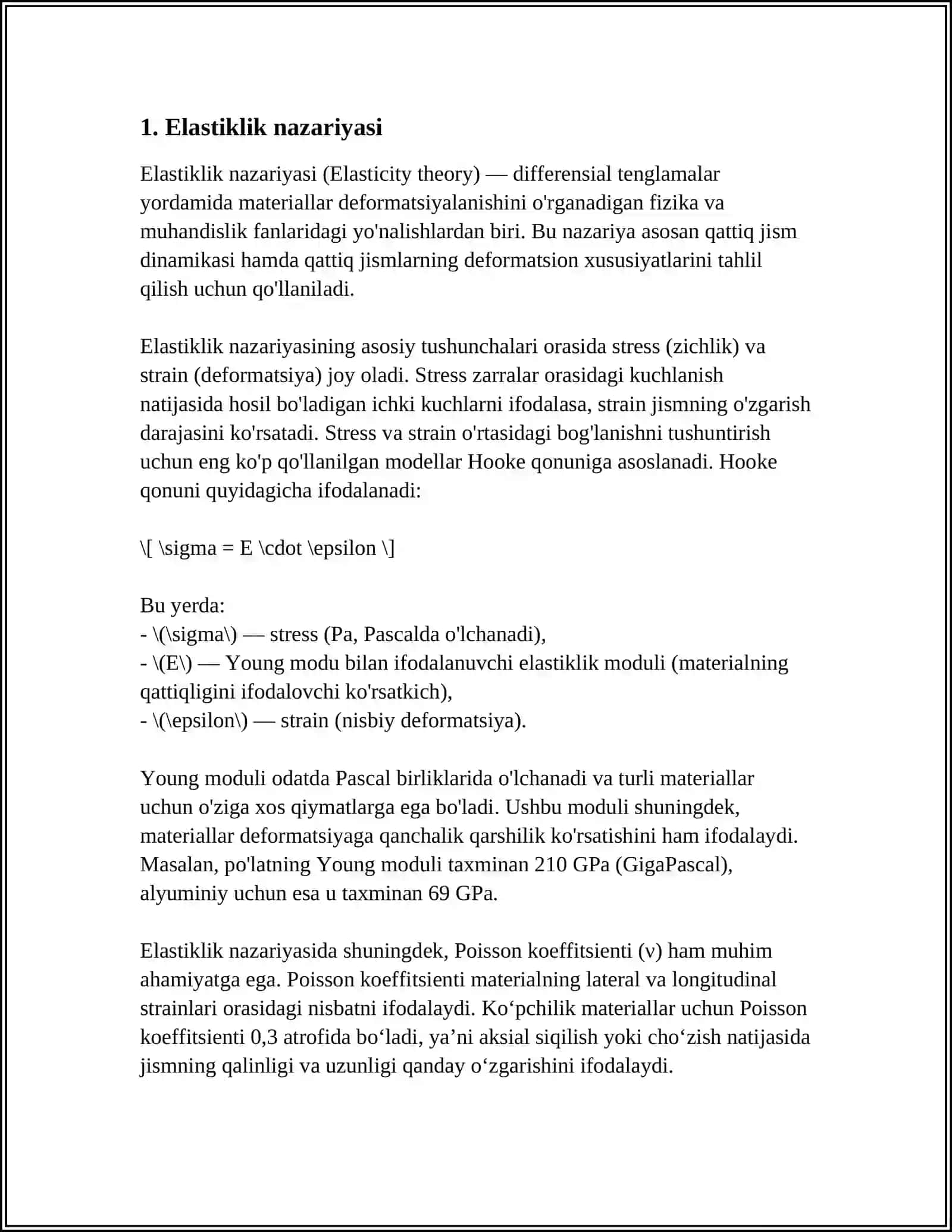 DIFFERENSIAL HISOB TATBIQLARI 4