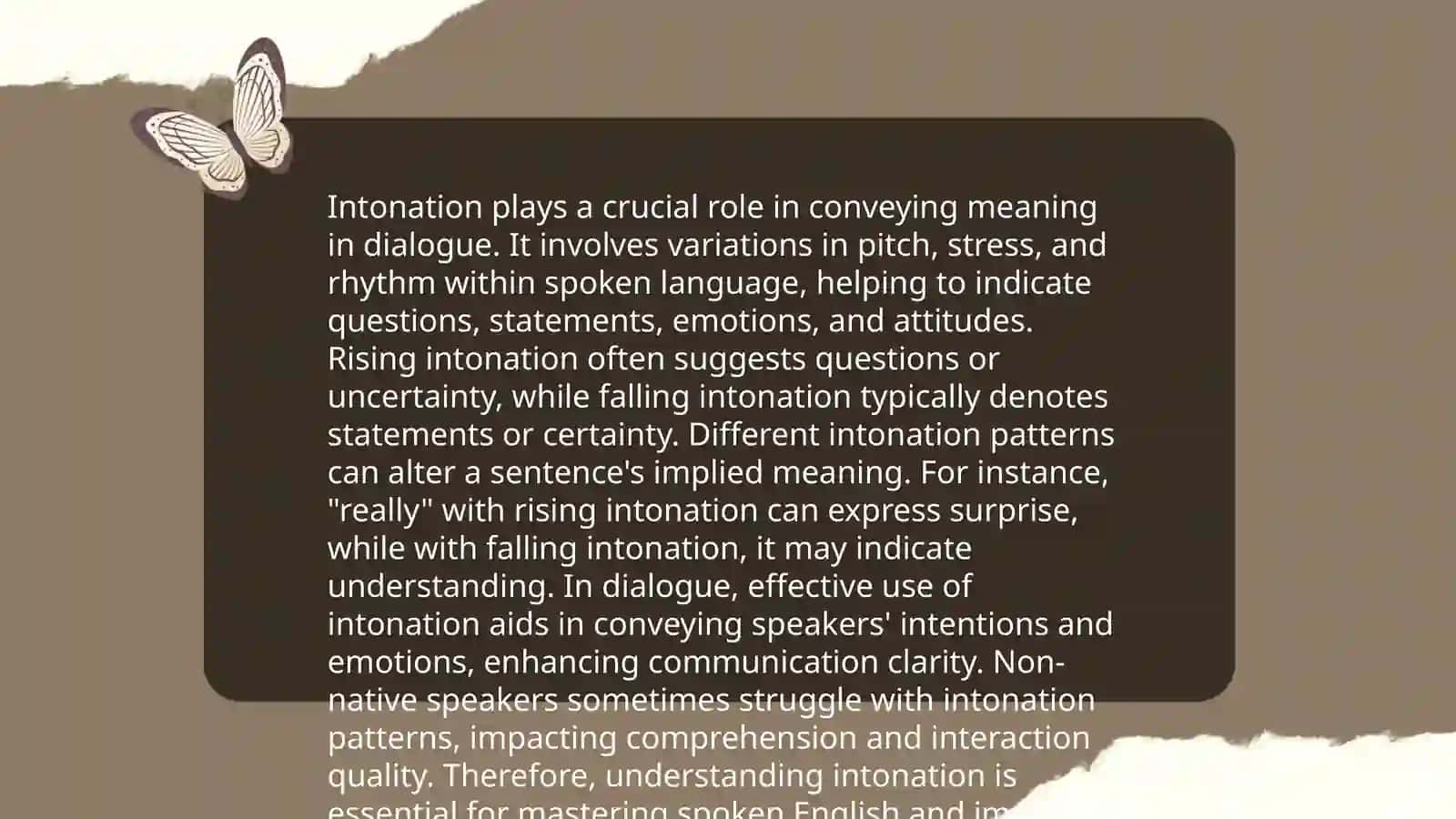 Stress patterns in spoken English 4