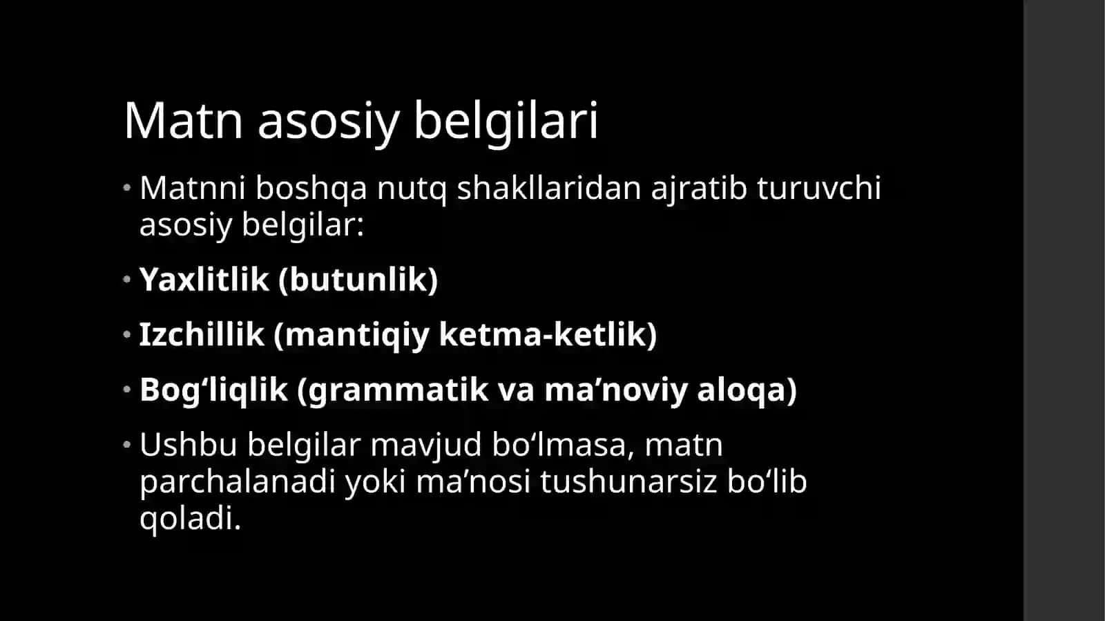 Matntushunchasi 4