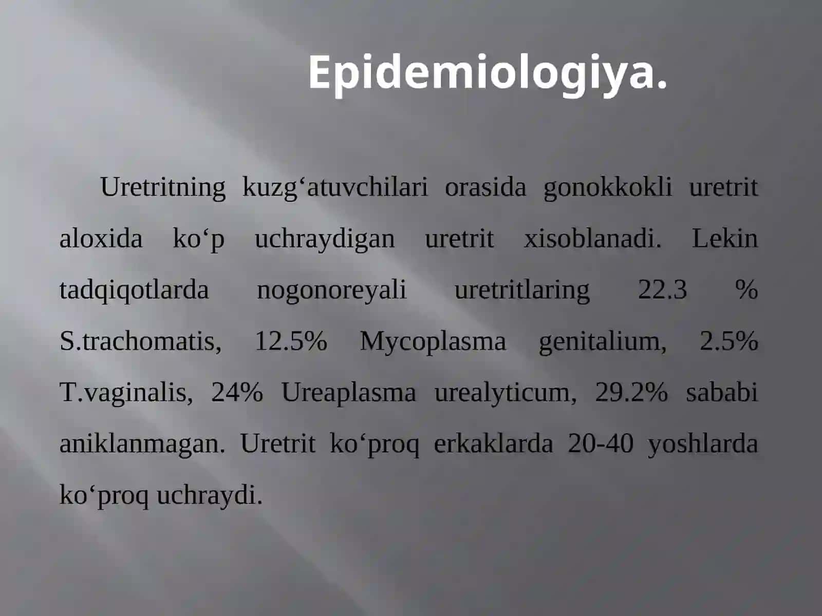 Uretrit.Orxit. Epididimit 4