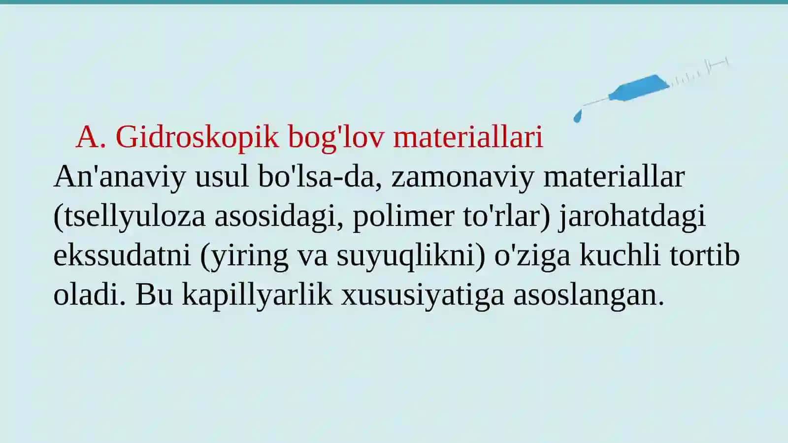 Zamonaviy fizika antiseptika usullari 4