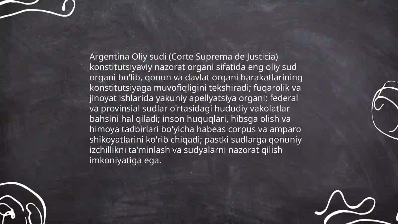 Argentina davlati sud tizimi 4