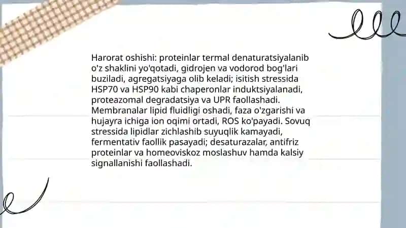 Turli ekologik omillarning tirik organizmlarga ta'sir etish mexanizmi 4