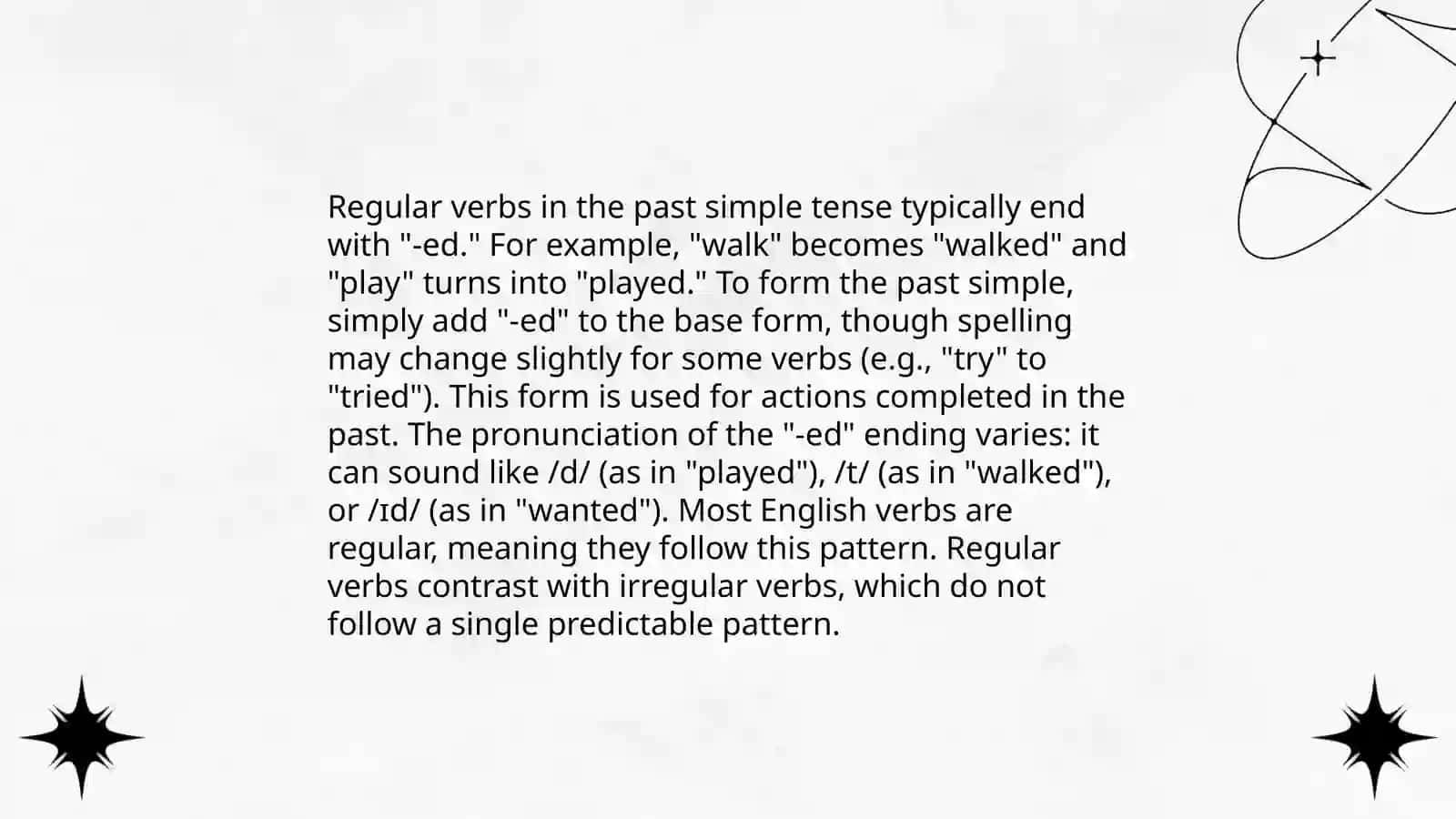 Past Simple 4
