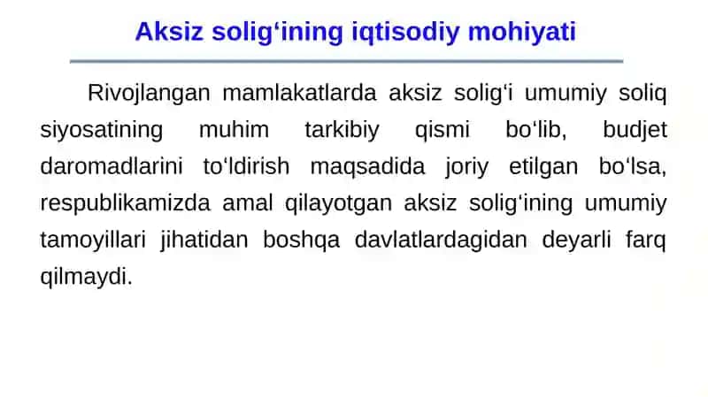 AKSIZ SOLIG‘I 4