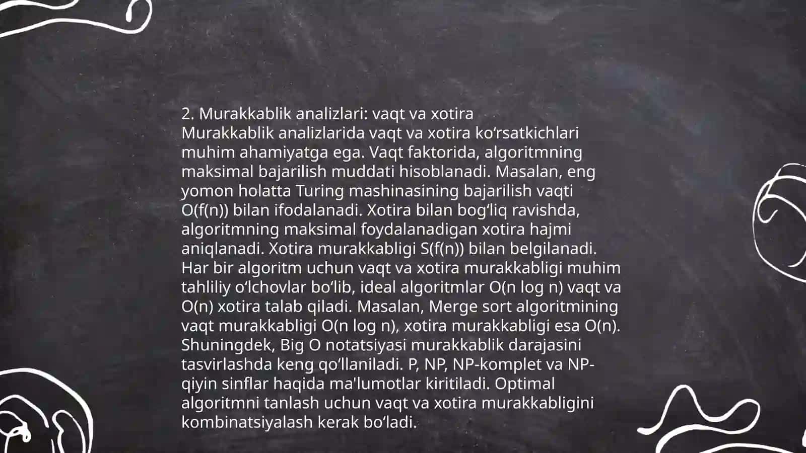 Algoritmlar va berilganlar strukturasi 4