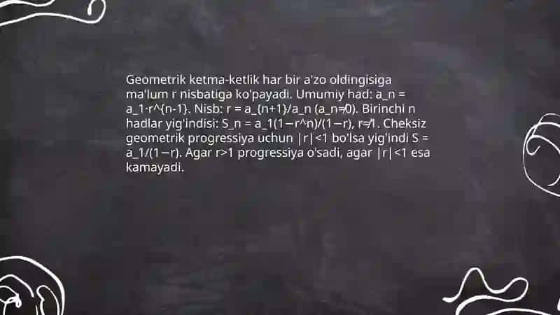 Matematik naqshlar 4