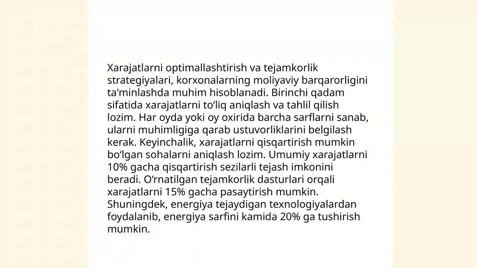 Mehmonxona va restoran biznesida inqirozga qarshi strategiyalar 4