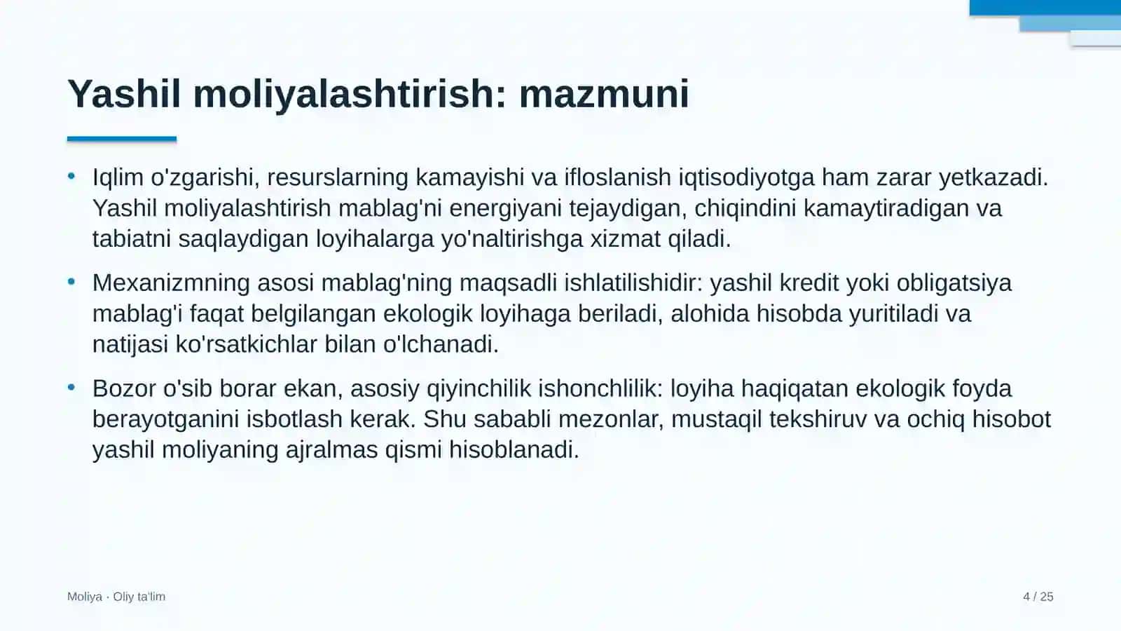 Quvur transportida yashil moliyalashtirish 4