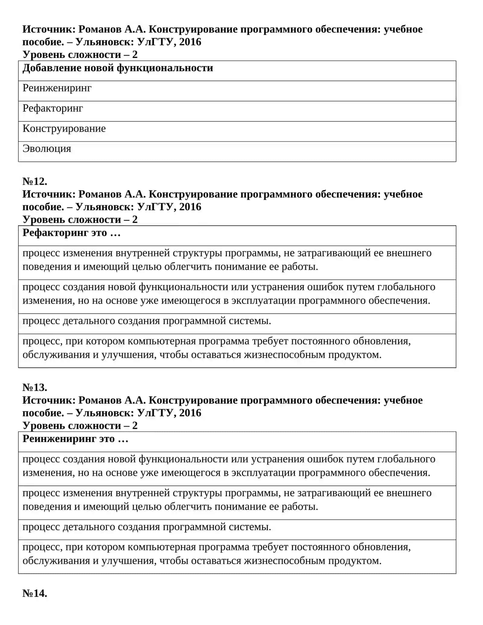 Конструирование программного обеспечения: учебное пособие 4