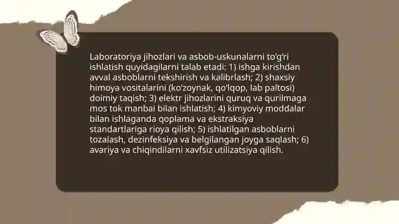 Labaratoriya ishi va maorif ishlari 4