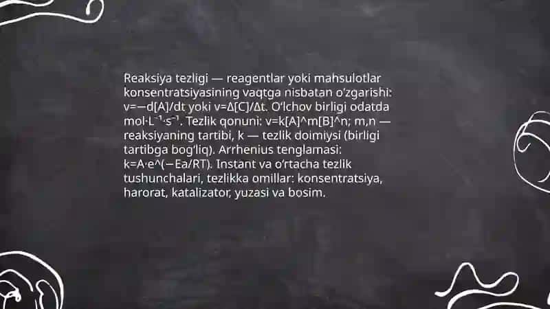 Kinetika va kataliz 4