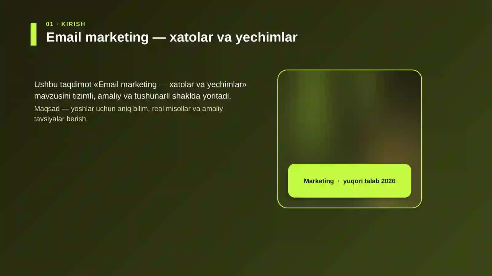 Email marketing — xatolar va yechimlar 4