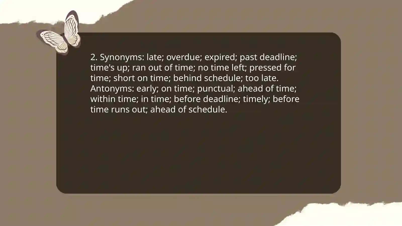 Out of Time 4