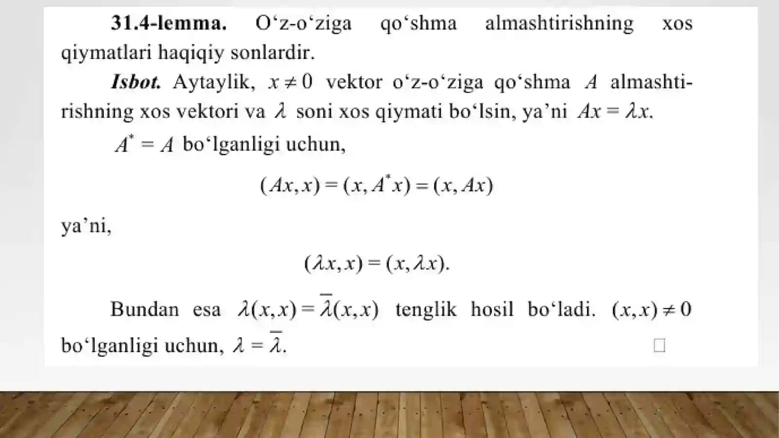 Unitar almashtirishlar 4