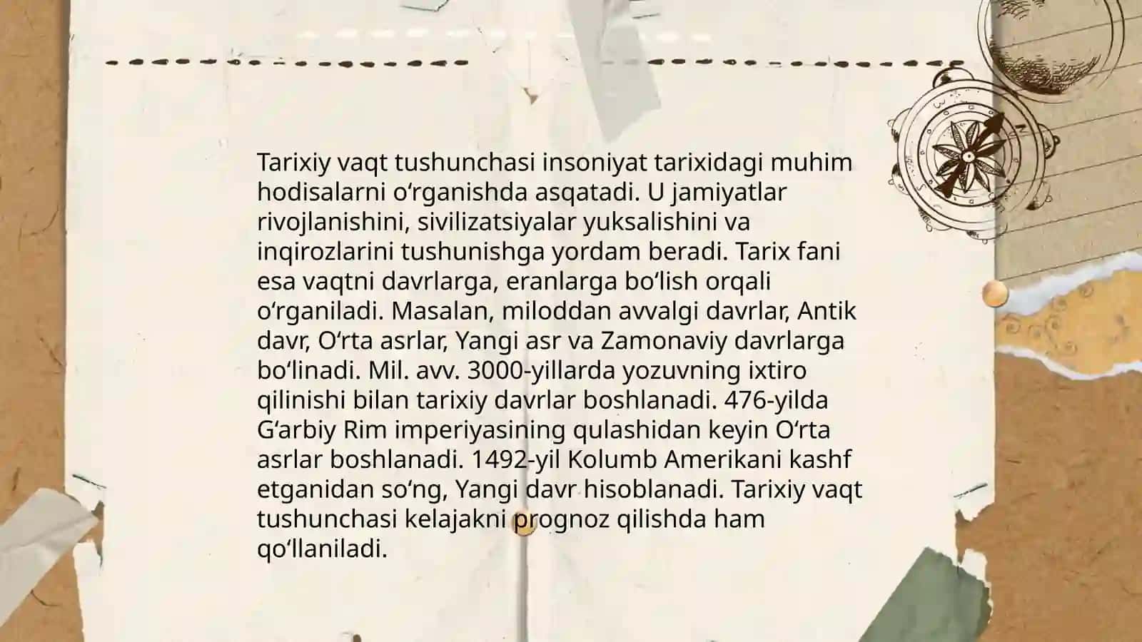 Tarixiy qonuniyat va tarixiy vaqt 4