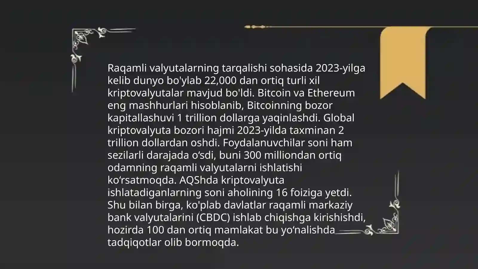 Moliyaviy texnologiyalarni rivojlantirish 4