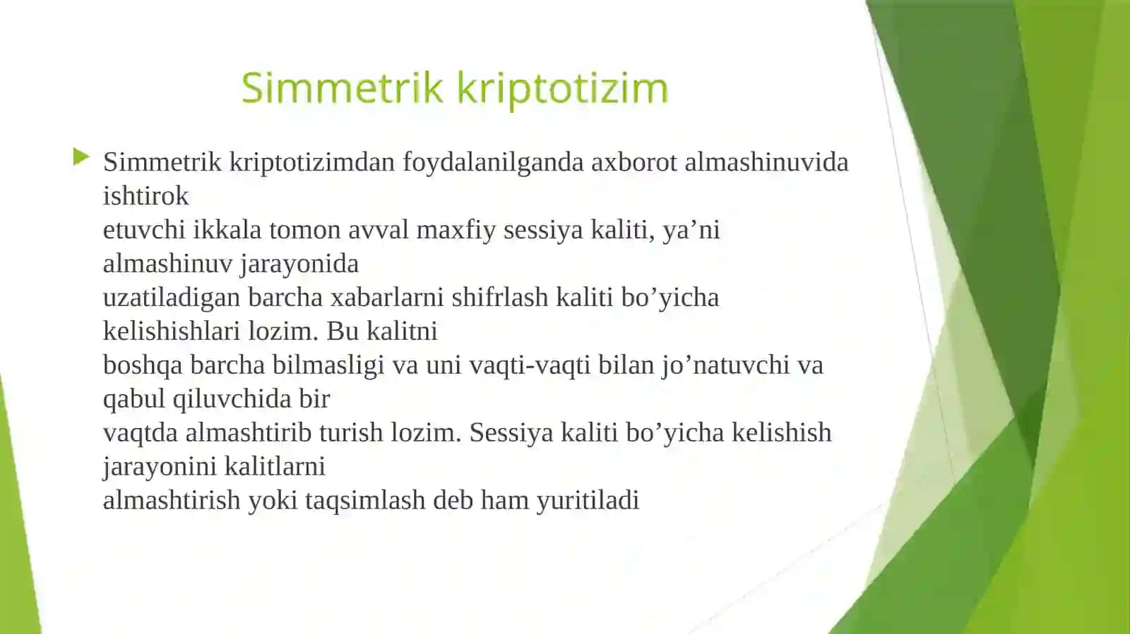 Kriptografik axborot xavfsizligi 4