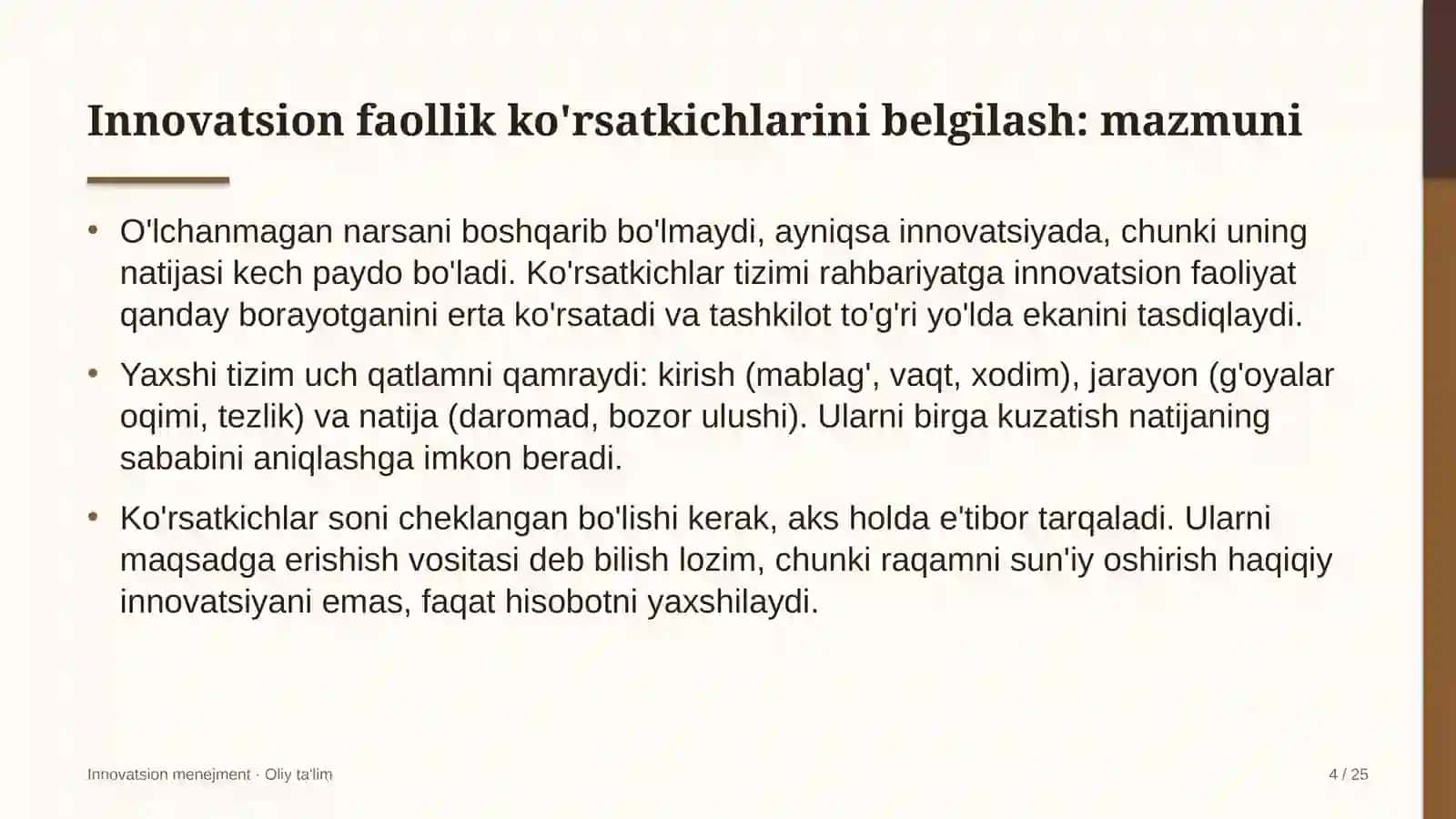 xolding kompaniyalarida innovatsion faollik ko'rsatkichlarini belgilash 3669 4