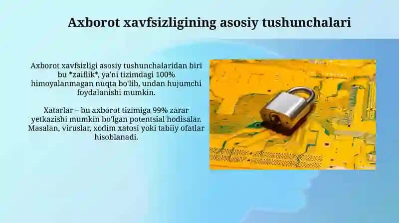 Axborotni himoyalash usullari 4